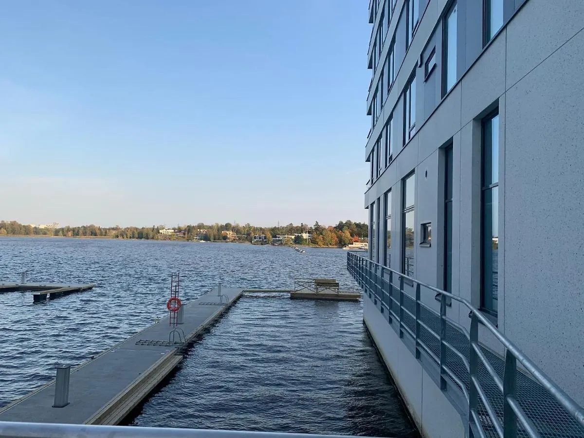 Sea View Lux Kalasatama Romantic Studio - Balcony & Coffee& Tee, Wifi, Gym &Sauna 赫尔辛基 公寓